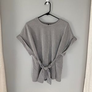 EXPRESS Striped Dress Top